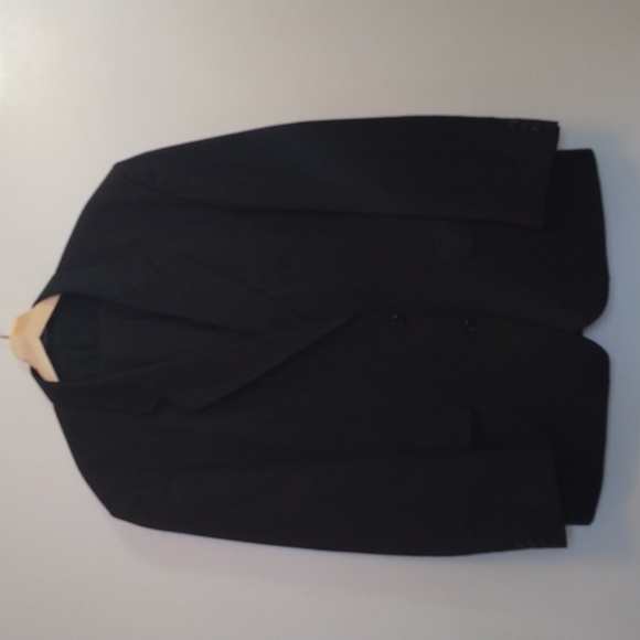 Alexandre London Charcoal Gray Pinstripe Wool Suit 44R (Tailored in England) - Picture 4 of 15